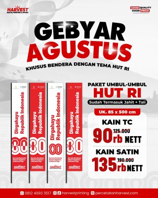 cetak umbul umbul