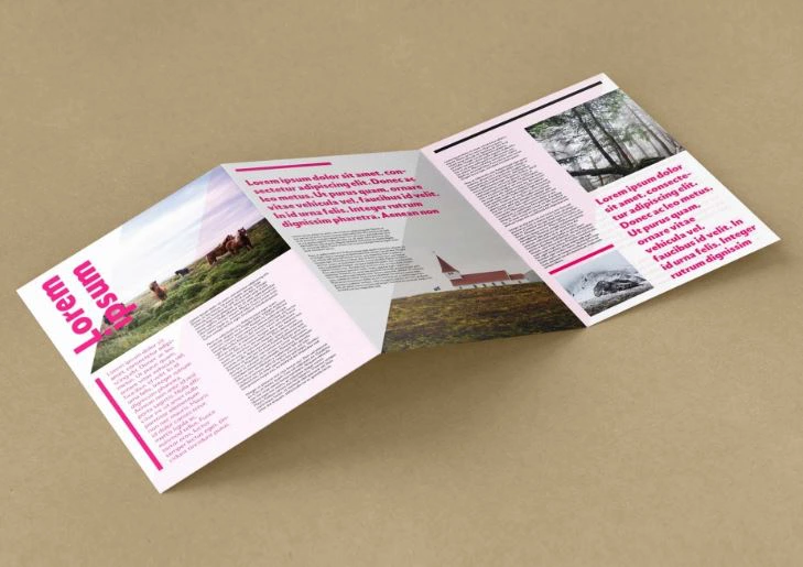 print leaflet