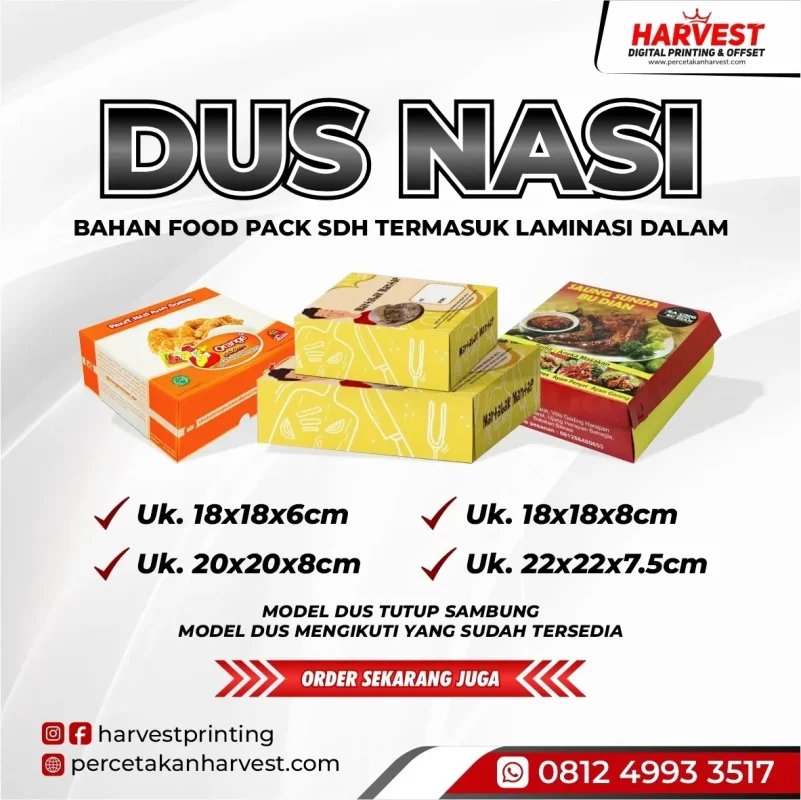 Cetak Packaging Makanan Terdekat