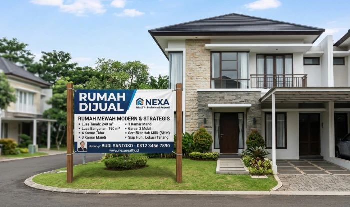 Cetak Banner untuk Promosi Bisnis Properti