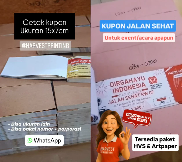 Cetak Kupon Jalan Santai