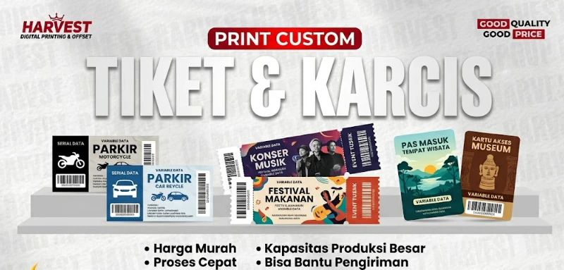 cetak karcis