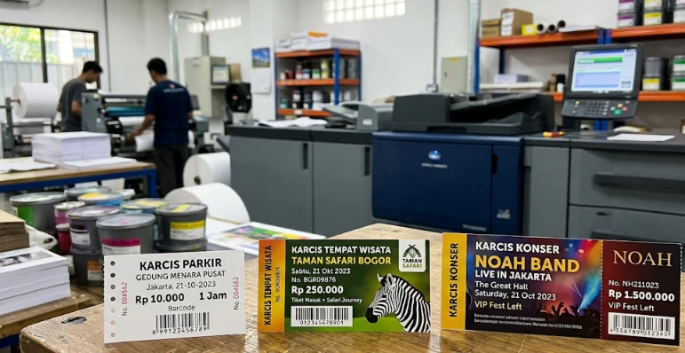 print karcis murah