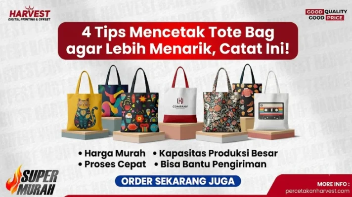 Tips Mencetak Tote Bag
