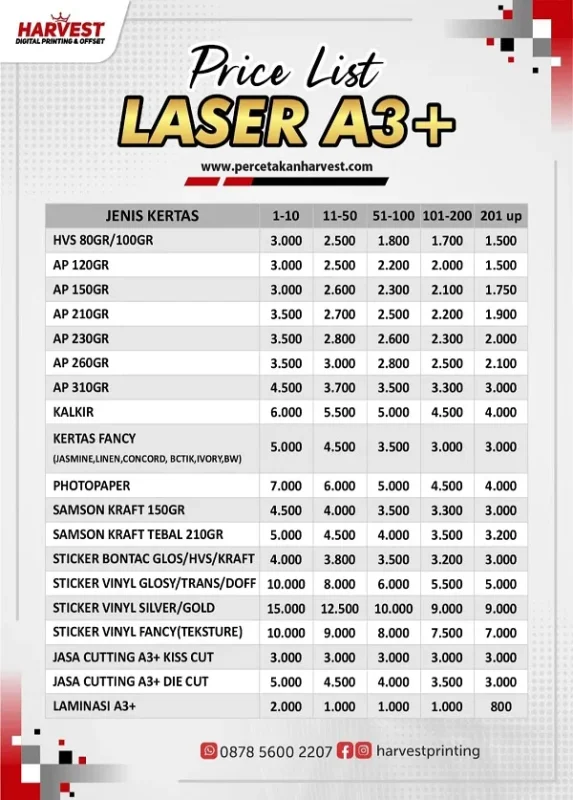 cetak laser a3