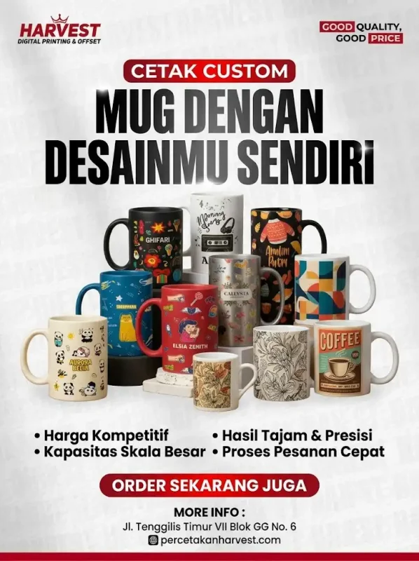 gelas custom souvenir