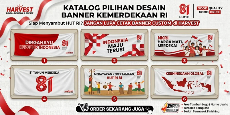 cetak banner hut RI