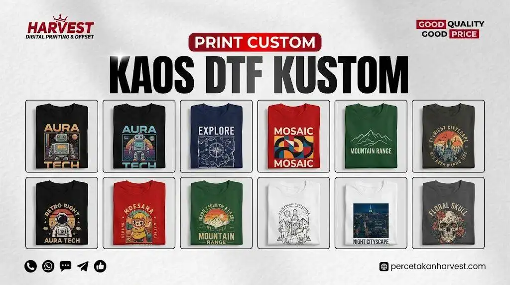 kaos dtf custom surabaya murah